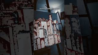 Abstract art city and people knife spatula patch fluidart 🎨likesatisfying subscribe artists [upl. by Crowley]