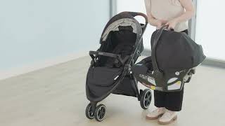 How to Attach Your Infant Car Seat to Gracos Outpace™ LX Stroller [upl. by Neva441]