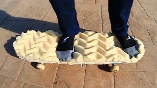 NO SHOES MEMORY FOAM SKATEBOARDING  YOU MAKE IT WE SKATE IT EP 63 [upl. by Enened]