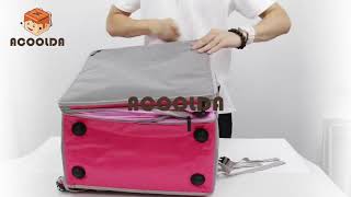 Foodora expandable food delivery backpackGuangzhou Acoolda Bags Industry CoLtd [upl. by Kerry]