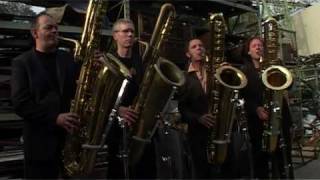 quotHelter Skelterquot Beatles played by DEEP SCHROTT bass sax quartet [upl. by Eustazio]