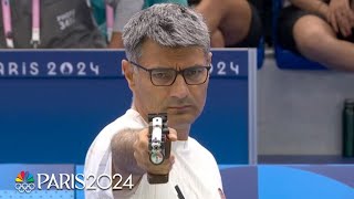 Turkish sharpshooter Yusuf Dikec takes the internet BY STORM at the Paris Olympics  NBC Sports [upl. by Leund]