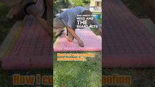 How I Cut GURU waterproofing membrane Helpful tip [upl. by Mozza]