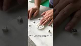 How to assemble the Halbach magnetic assembly？halbach magnetic [upl. by Ingram]