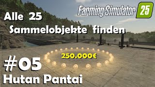 LS25 Hutan Pantai 05 Alle 25 Sammelobjekte finden amp Feldmission beenden  Farming Simulator 25 [upl. by Rorie]