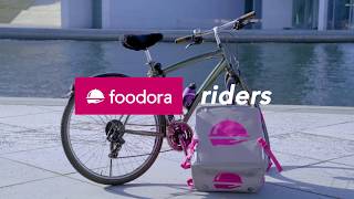 Meet Chris Become a foodora rider [upl. by Trab]