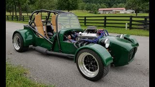 50 V8 Lotus Seven locost finished [upl. by Epstein]