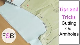 Tips for Cutting Out Armholes [upl. by Assile]