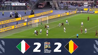 Italie contre Belgique 22  UEFA Nations League 202425  Résumé de Match [upl. by Suisyola440]