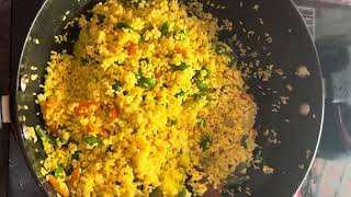 Easy and quick Bhog khichuri recipe  gobindo bhog chaler khichuri [upl. by Dnalra]