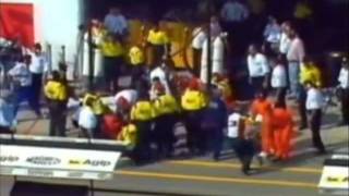 San Marino Grand Prix 1994  PitLane Incident [upl. by Neerod]