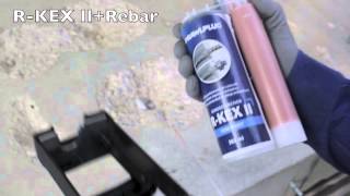 Rawlplug RKEXII Pure Epoxy Resin and Rebar [upl. by Arracahs]