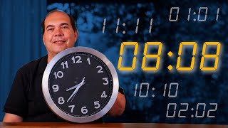 Horas iguais Você vê o tempo todo [upl. by Ocirderf]