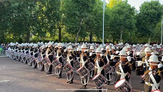 HM Royal Marines Massed Bands  Beating Retreat 2022 [upl. by Lauter624]