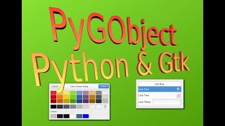 PyGObject Lesson 1 A Window Gtk and Python [upl. by Eet732]