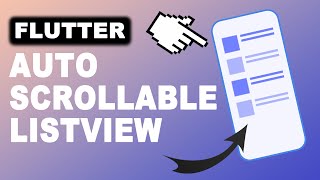Flutter Tutorial  Flutter Auto Scrollable List Auto Scroll Listview Scroll Listview automatically [upl. by Ciccia]