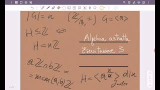 Algebra teoria dei gruppi Esercitazione 3 [upl. by Sivam]