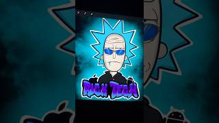 LOGOMARCA ✍🏼🔥 rickandmorty logomarca procreate desenho viralvideo viralshort views [upl. by Giess]