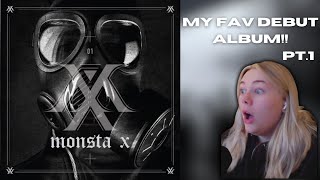 MONSTA X TRESPASS DEBUT ALBUM PT1  REACTION [upl. by Hakvir]