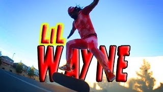 LIL WAYNE FIRST 360 FLIP SKATEBOARDING [upl. by Buderus]