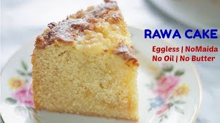 How to make Rava Cake in Pressure Cooker  Eggless Sooji Cake  Semolina Cake [upl. by Prasad]