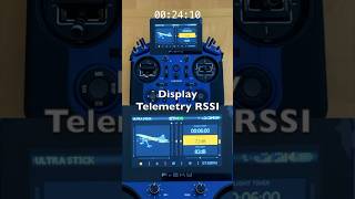 FrSky X20 Howto Display RSSI 24secs Shorts Subscribe to support my channel FreeThanks🙏 [upl. by Abagael]