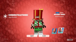 How to Get The First Christmas Skin in Fortnite [upl. by Sheilah]