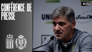 La conférence de presse avant Charleroi  Malines [upl. by Naquin]