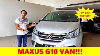 Maxus G10 Review and Drive Impressions  My First Van Review [upl. by Estel360]