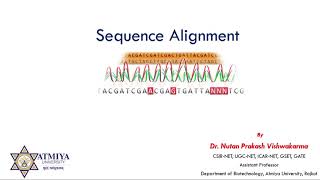 Bioinformatics Sequence Alignment Part 4 Smith Waterman Algorithm [upl. by Joelle]