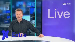 VRT Canvas  VRT NWS Live nieuwe intro amp outro 2982022 [upl. by Eilerua499]