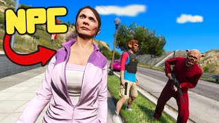 Surviving 2M Bounty As NPC in GTA 5 RP [upl. by Oeflein829]