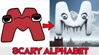 Alphabet Lore Scary Edition  The realistic photo  Part 2 [upl. by Anayd]