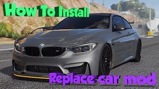 GTA V  Easiest Way To Install A Replace Car Mod [upl. by Gautier]