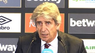 West Ham 02 Everton  Manuel Pellegrini Full Post Match Press Conference  Premier League [upl. by Eilhsa826]