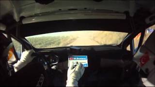 Murat Bostanci  Onboard SS10  Rally RACC Catalunya  Rally de España 2013 [upl. by Tarsus]