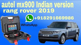 Autel mx900 Indian version rang rover year 2019 diagnose function [upl. by Ylle236]