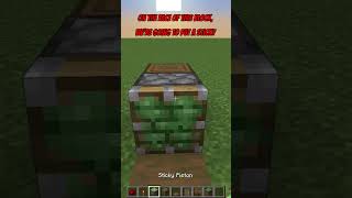 AWESOME PISTON DOOR IN LESS THAN 60 SECONDS TUTORIAL shorts minecraft redstone [upl. by Horace]