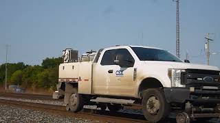 Berea Ohio 09142024 CSX Hi rail east bound [upl. by Miksen]