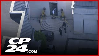 BREAKING  Police investigation at Drakes home [upl. by Llenrag]