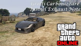 ASMR GTA Online Grotti Carbonizzare Tunnel Run Exhaust Note New Location [upl. by Elleral]