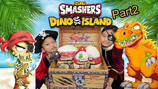 Zuru Smashers Dino Island Pt2 Mega Egg Dino Egg [upl. by Atile]