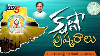 All Set For Krishna Pushkaralu 2016 In Telangana  CM KCR  TV5 News [upl. by Stout]