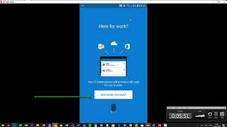 Setting up Microsoft authenticator on an android [upl. by Geehan]