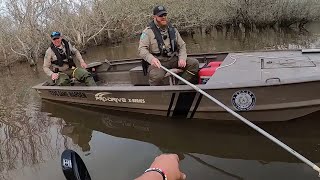 GAME WARDENS FOUND ME HIDING IN THE BACK WATER CRAPPIE amp WHITE BASS [upl. by Boff]