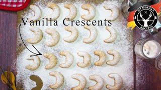 How to make Vanilla Crescents  Almond Crescent Cookies  Vanillekipferl ✪ MyGermanRecipes [upl. by Ahsiyt579]