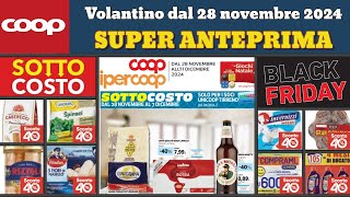 volantino IPERCOOP dal 28 novembre 2024 ✅ SottoCosto Sconti fino 50 anteprima 🔥 Offerte promozioni [upl. by Anwahsal]