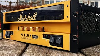 Power Marshall 9100 Dual MonoBloc  All Tube Monster 2x50w  httpsreverbcomshopbunker409 [upl. by Ardaed954]