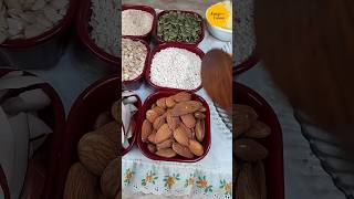 Protein powder for good health power booster remedies food recipe easytips dryfruits protein [upl. by Hayikaz]