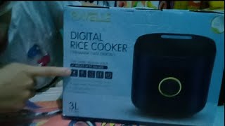 UNBOXING REVIEW RAVELLE RICE COOKER STAINLESS LOW SUGAR RENDAH GULA RCR3LS 21L001126 PART 1 [upl. by Jaret]